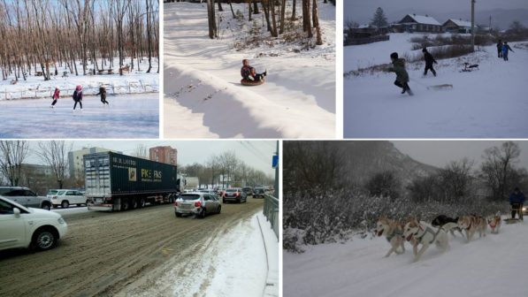 在戰鬥民族家鄉看雪