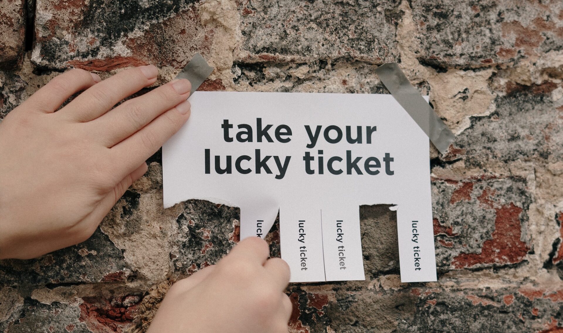 幸運 lucky ticket