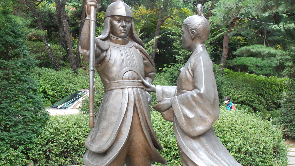 有個傻瓜叫溫達,高句麗王的平岡公主嫁給他!