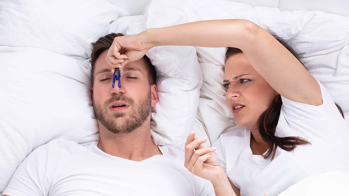 睡眠呼吸中止症──睡著時打呼很大聲,偶爾還會停止呼吸