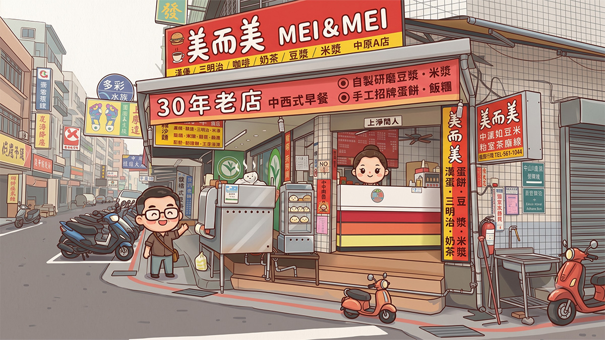 為了吃到夢幻法式吐司,社恐的我穿香蕉裝去早餐店